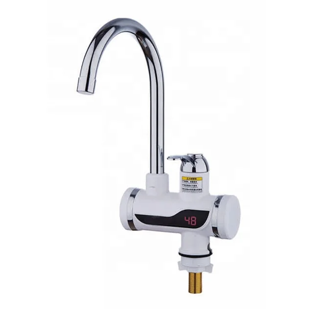 3000W digital display instant electric heating hot water tap faucet for kitchen