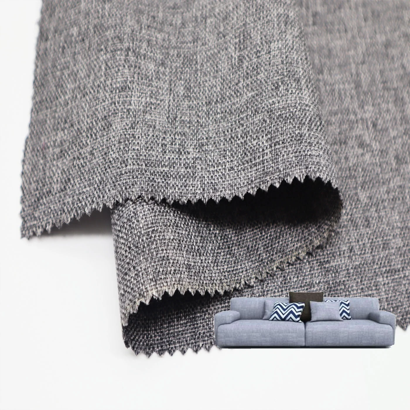 Decorative Fabric Home Design Luggage Material 100% Polyester Linen Sofa Decorative Furniture Fabric