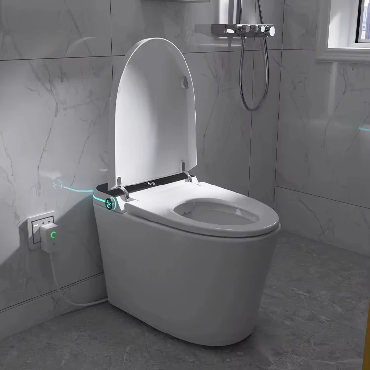 2024 NEW Products Automatic flush sensor toilets intelligent smart wc bathroom automatic toilets smart toilet