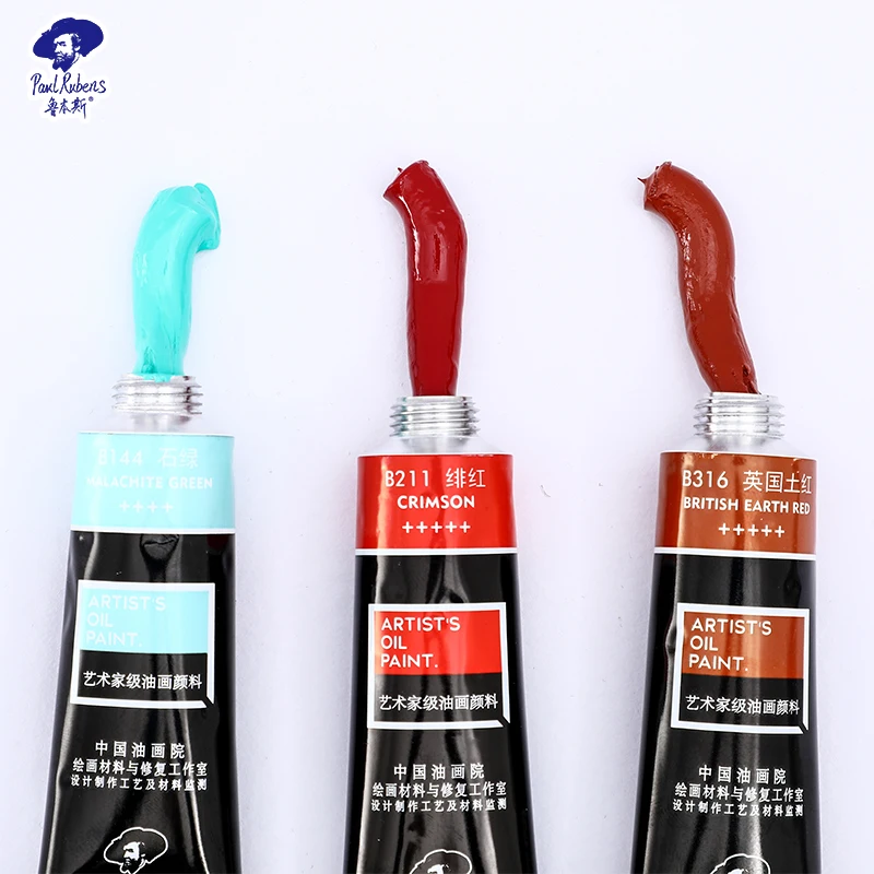 Paul Rubens Oil Paint Tubes Professional Painting 40ml Acrylic Paints Set Artist Grade Art Supplies - B Colors