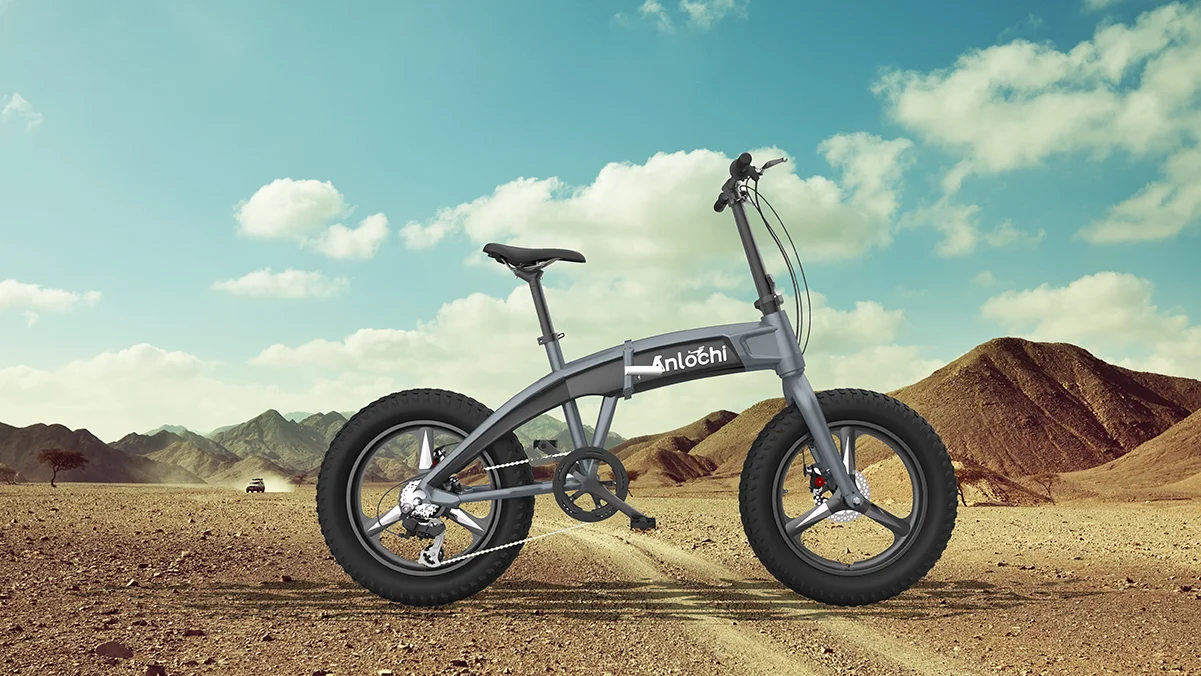 ANLOCHI bicycle china manufacturer best seller 7 speed folding e bike 48V500W long range 20 inch MTB e bike