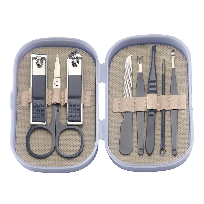 Professional 8 in 1 Macaron Care Nail Set 18 in 1 Pedicure & Manicure Beauty Tools PP gift box nail clipper set