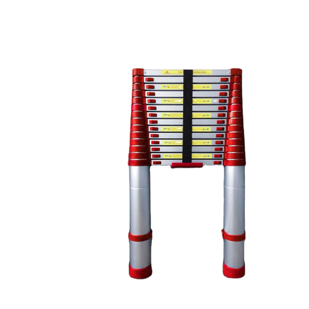 Outdoor anti slip wall connecting ladder thickened aluminum alloy folding ladder household multifunctional telescopic ladder