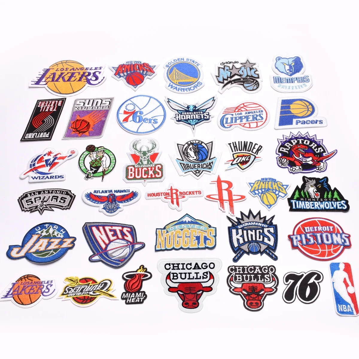2023 Basketball Team Embroiderod Patch Embroidery Sticker For Hat Bag Shoe Tags Clothing Label Garment Accessories