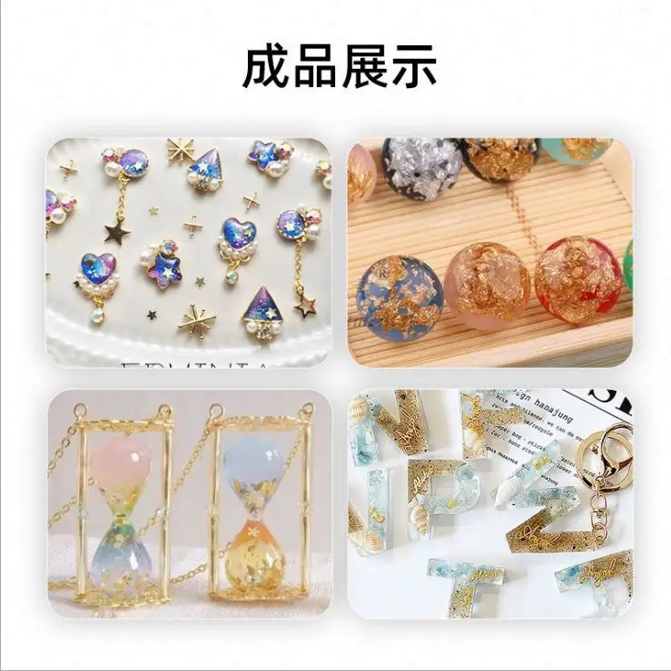 Epoxy Resin Crystal Clear for Art Crafts Tumblers  Casting and Jewelry Making Ounce with 2 Droppers