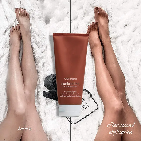 Private Label  Hydrating Vegan Tanning Lotion Self Tanning Gel