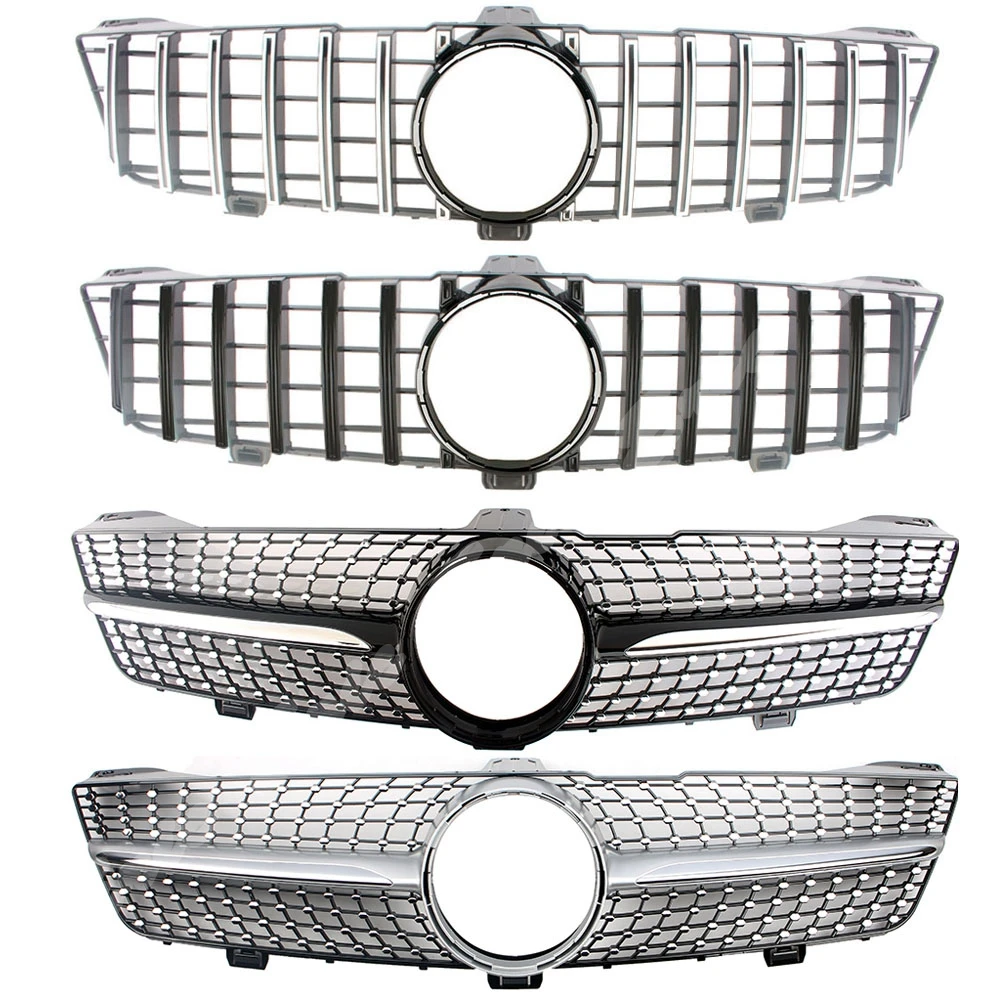 Car Front Grille Grills Front Bumper Grill For Mercedes Benz W219 CLS Class 2005-2007 2008-2010