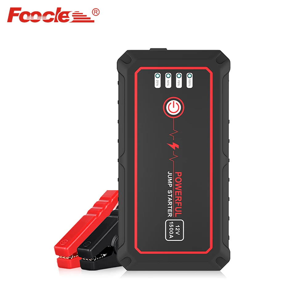 14000mAh water resistant & dustproof quick charging 1500A peak current jump starter for diesel gas motorcycle lawn mower yacht