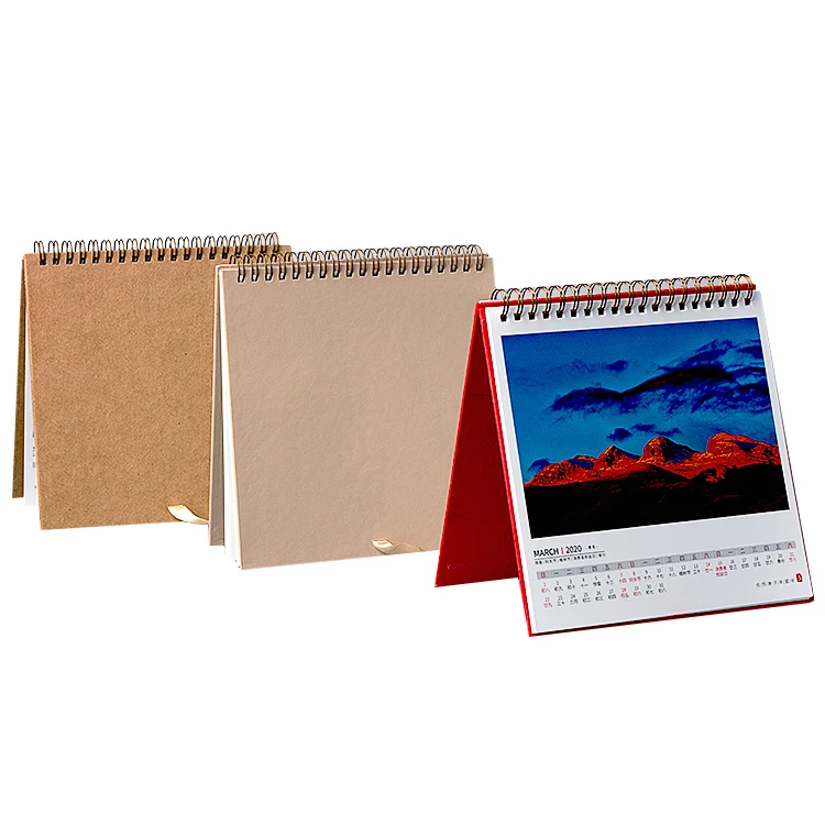 2021, бумажный календарь с напечатанным на заказ, Подарочный рекламный Настольный календарь