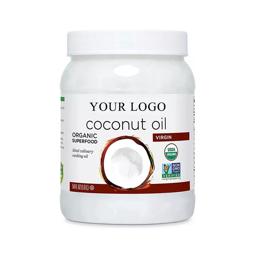 Coconut Oil Organic cold pressed virgin bulk 63% medium chain triglycerides and 50% lauric acid vegan Coconut Oil