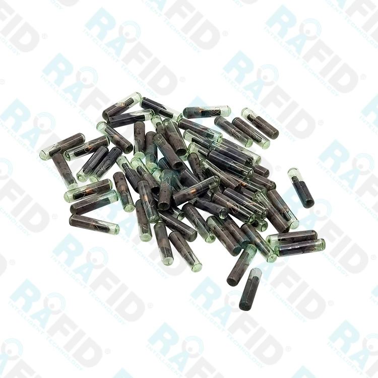 RAFID 125KHz RFID Glass Tag RFID Small Pet Microchip 1.25*7mm for Fish Cat Dog