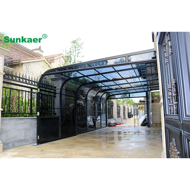 strong and stable patio enclosure gazebo outdoor waterproof New Model Aluminum Sun Room balcony privacy screen cover