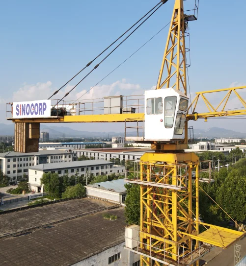Chinese Supply 2 Fall and 4 Fall Hammerhead Tower Crane with 60M Boom Length