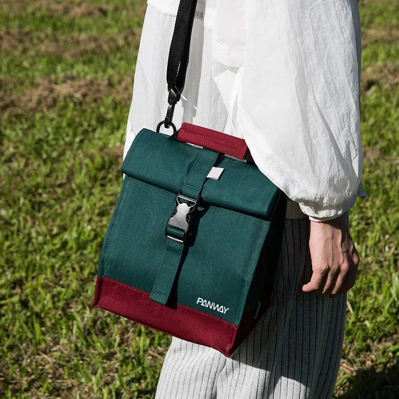 Lunch bags kids Custom Portable Thermal roll top lunch Tote Insulated cooler bags for Office School