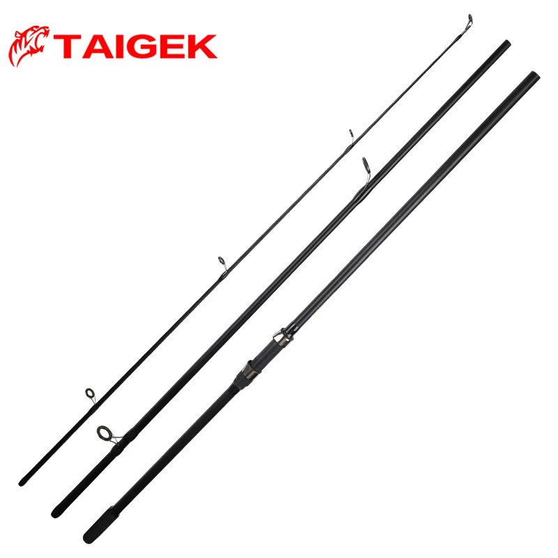 TAIGEK 11FT 12FT 3 sections carp rod test curve 3LBS fishing rod lure carp fishing rods