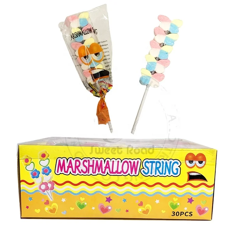 Marshmallow String Wholesale Halal Bulk Marshmallow String Candy Manufacturer Sweet Candy