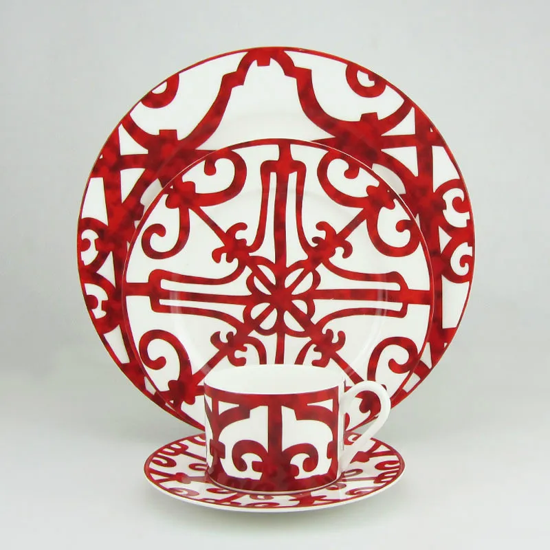NEW ORIGINAL Table Dinner Promotion Bone China Kiln Change Glaze Stoneware Dinnerware Set With Cheapest Price