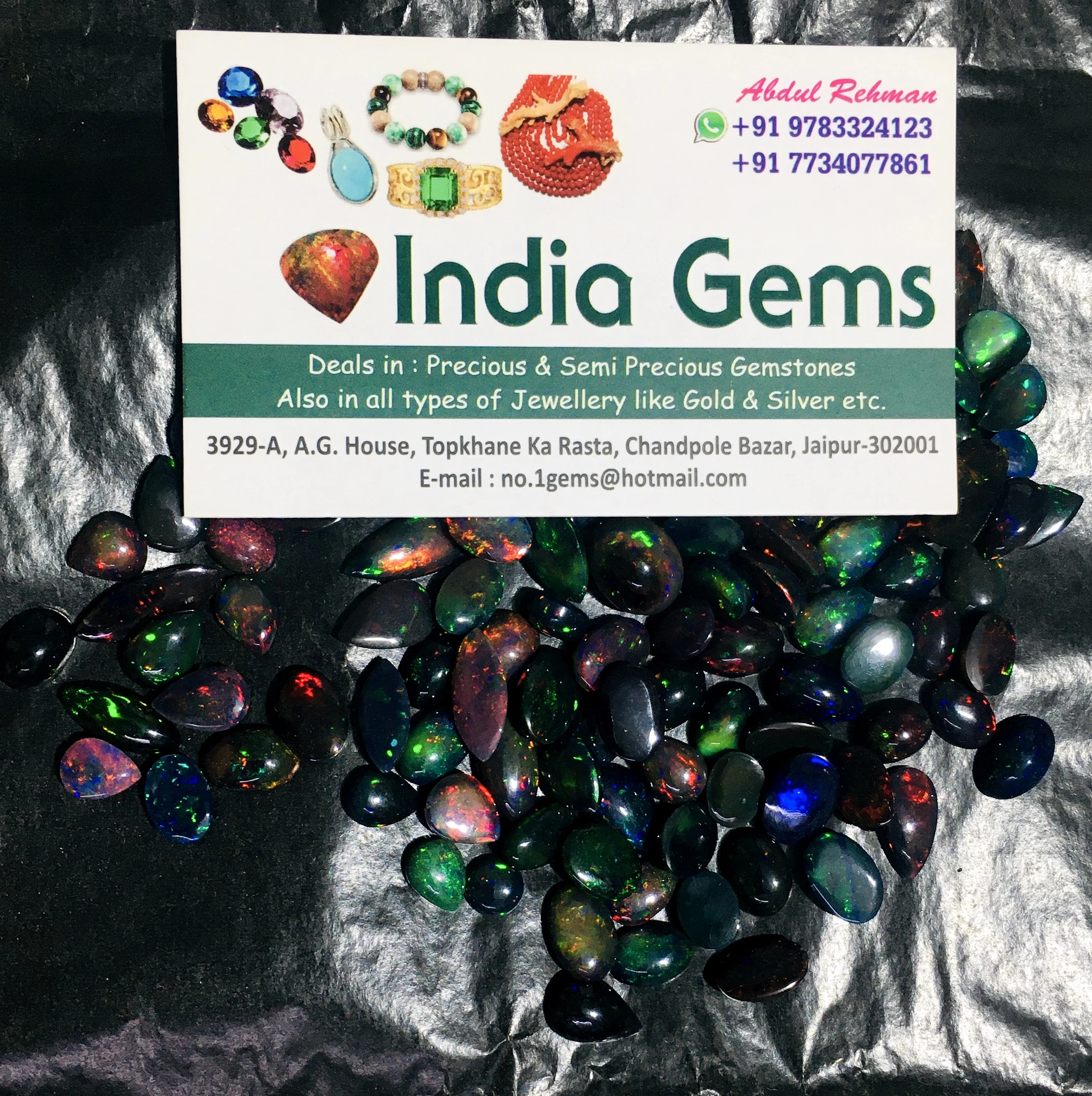 Natural AAA Top Quality Ethiopian Black Welo Rare Opal loose gemstone plain cabochon making jewelry ring sale price per carat