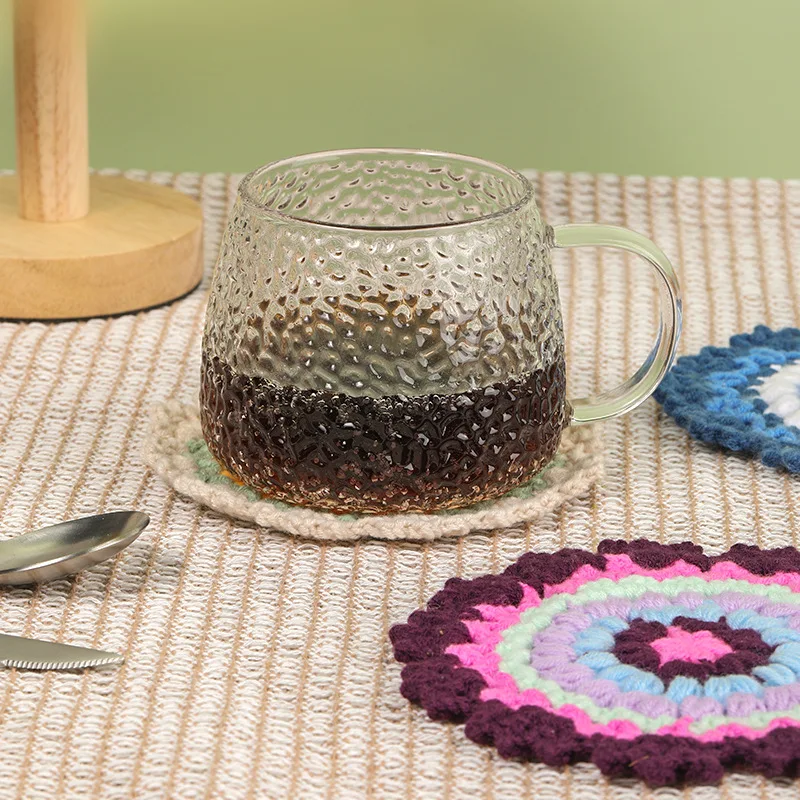 Crochet Kit for Beginners,Coasters Plant Pot Crochet Start Kit for Adults, Complete Knitting Crochet Supplies