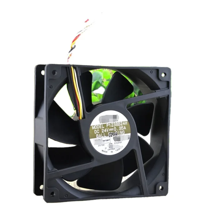 Original P1238B24H 12038 12CM 24V 4-wire inverter large air volume cooling fan 0.5A Axial flow fan