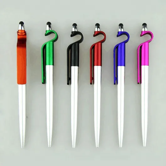 Promotional custom tablet stylus pen with phone holder