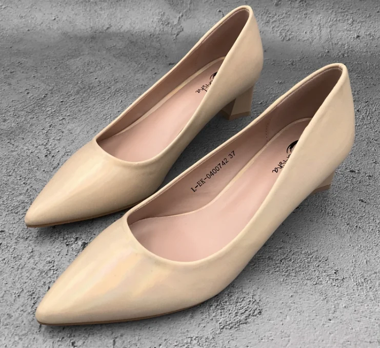 Дешевые женские мягкие Формальные туфли-лодочки; Женские модельные туфли на высоком