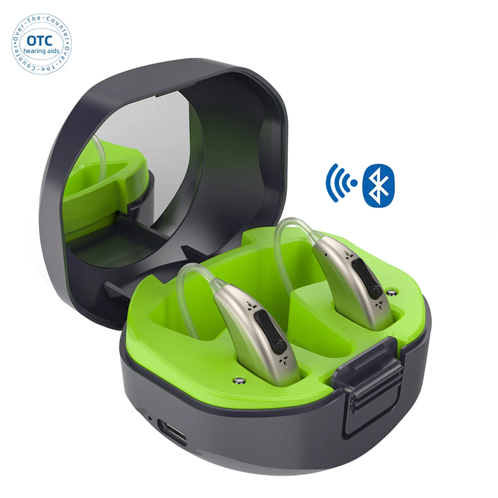 Soroya Smart APP OTC Ear Hearing Aids Manufacturer Bluetooth Wireless Invisible Digital Rechargeable Hearing Aid