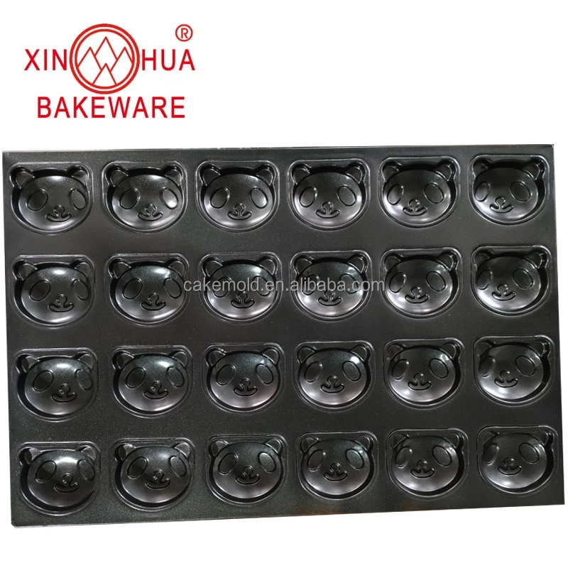 Hot Sale Baking Tools Panda Shape Cake Molds Bakery Use Tray