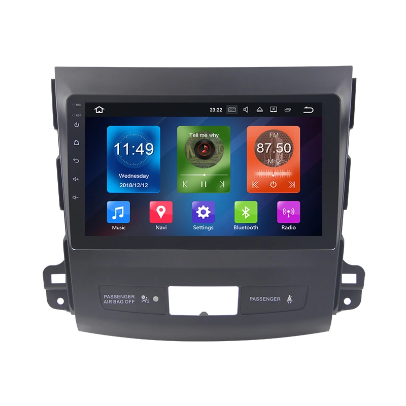 
Ersan Professional Audio Video Android 10 Car Radio GPS DVD for Mitsubishi Outlander 2007 2013 DSP Carplay Camera OEM Power Port 