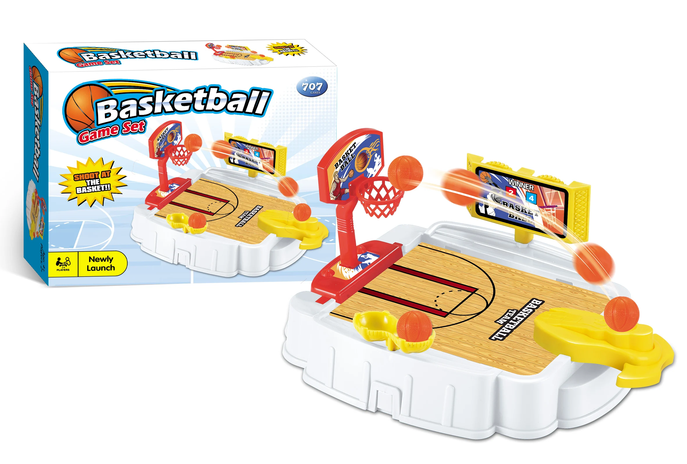 BGL Kids Play Mini Plastic Tabletop Basketball Game Portable Desktop Indoor Game Toys