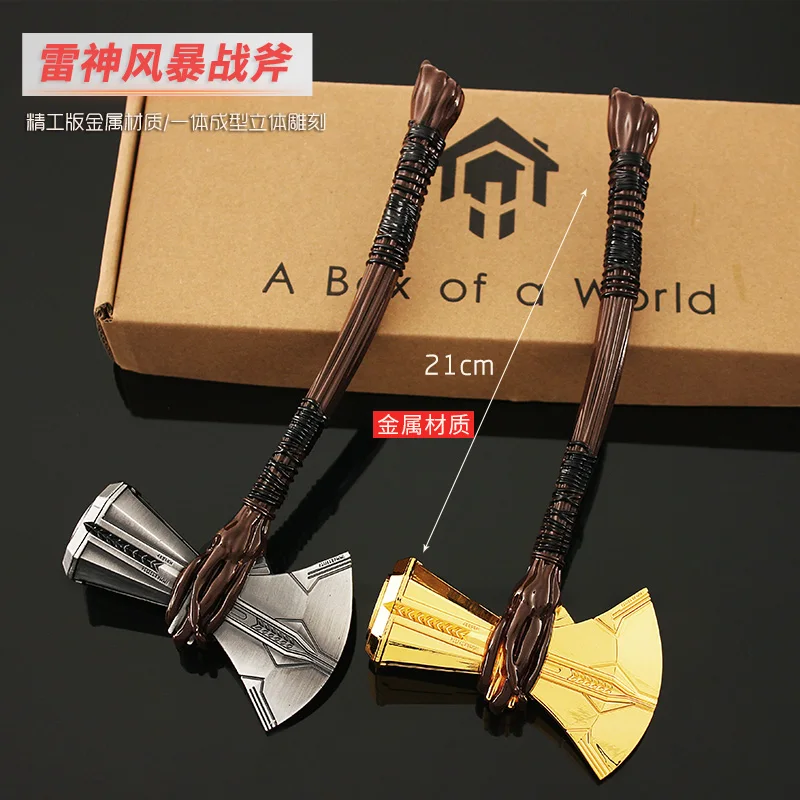 Hot Sale High Quality Metal Made Thor Hammer Marvel Props Mjolnir Thor Hammer With Base