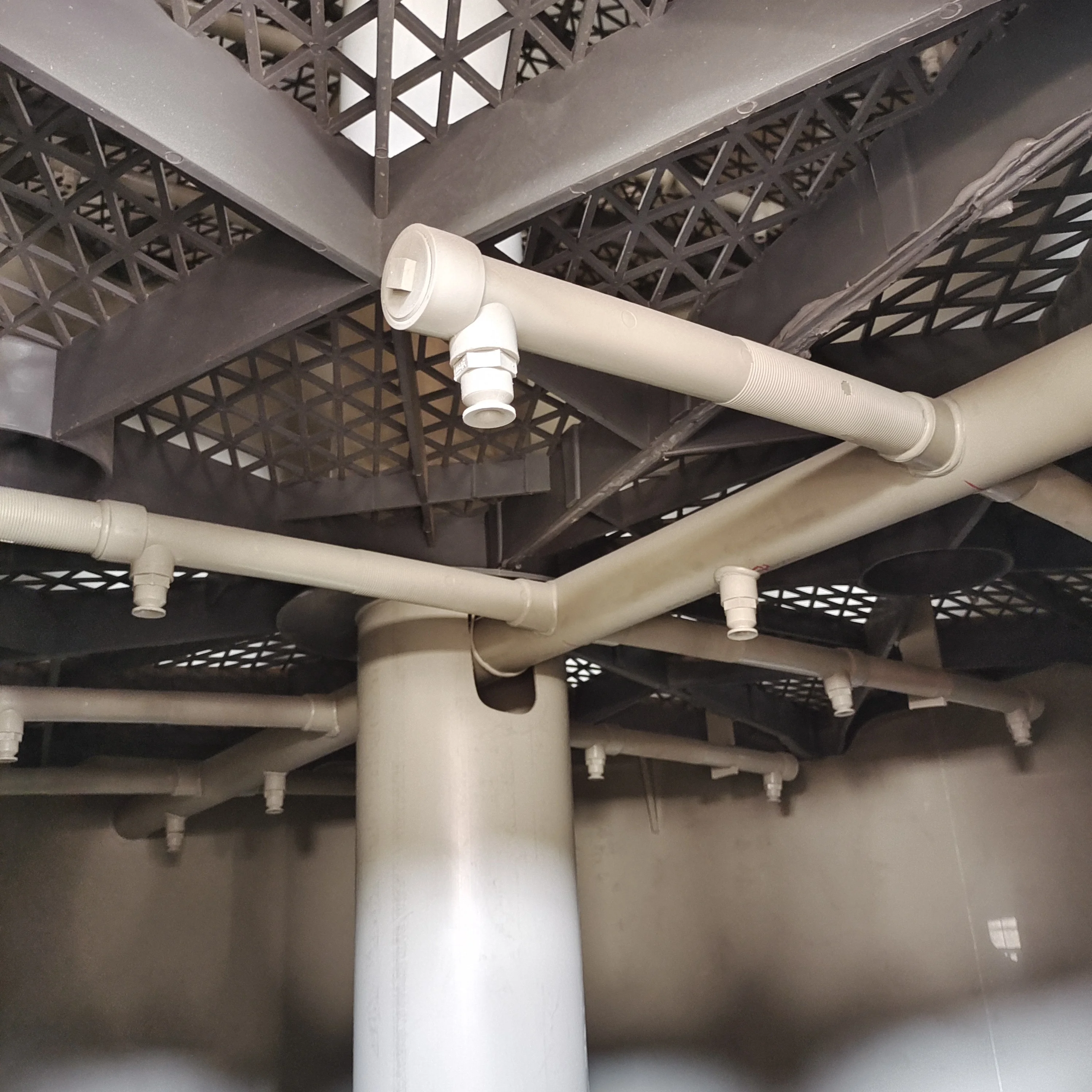 Singapore garbage treatment station waste gas treatment two-layer spray high security pp wet scrubber