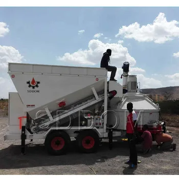 MC1200 small concrete batching plant with Siemens Control system