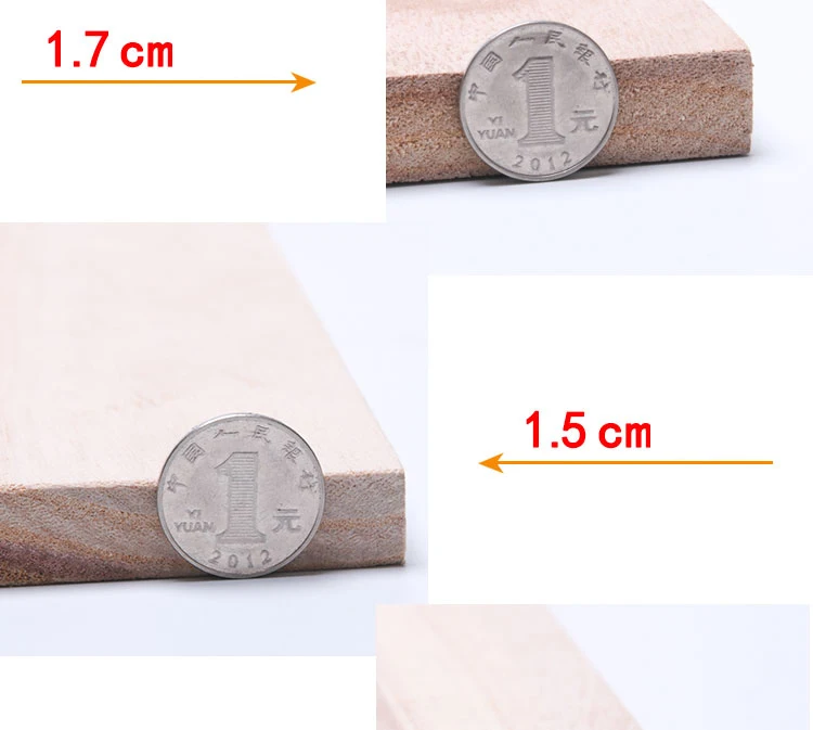 3mm Thickness Martial Arts Taekwondo Karate Pine Wood Breaking Board