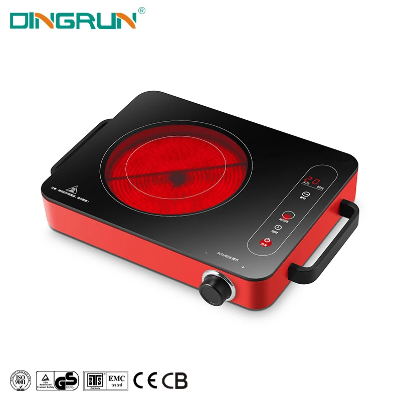 Factory Direct Sale Kitchen Home Appliances 1 Burner Ceramic Cooker Infrared Stove Induction Cooker