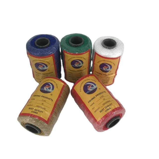 Дешевая цена, гарантия качества, 210d 12-слойный нейлоновый шпагат для рыбалки, высокопрозрачный полиэфирный шпагат