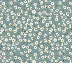 Rayon viscose challis  fabric 100% printed daisy  viscose  weaving spun rayon  slub fabric for suit  in stock