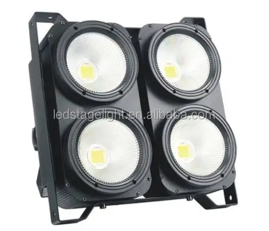 Лидер продаж 4x100 Вт 4 глаза 4*100 DMX512 COB Blinder светодиодная лампа для зрителей светящийся светильник театральной студии