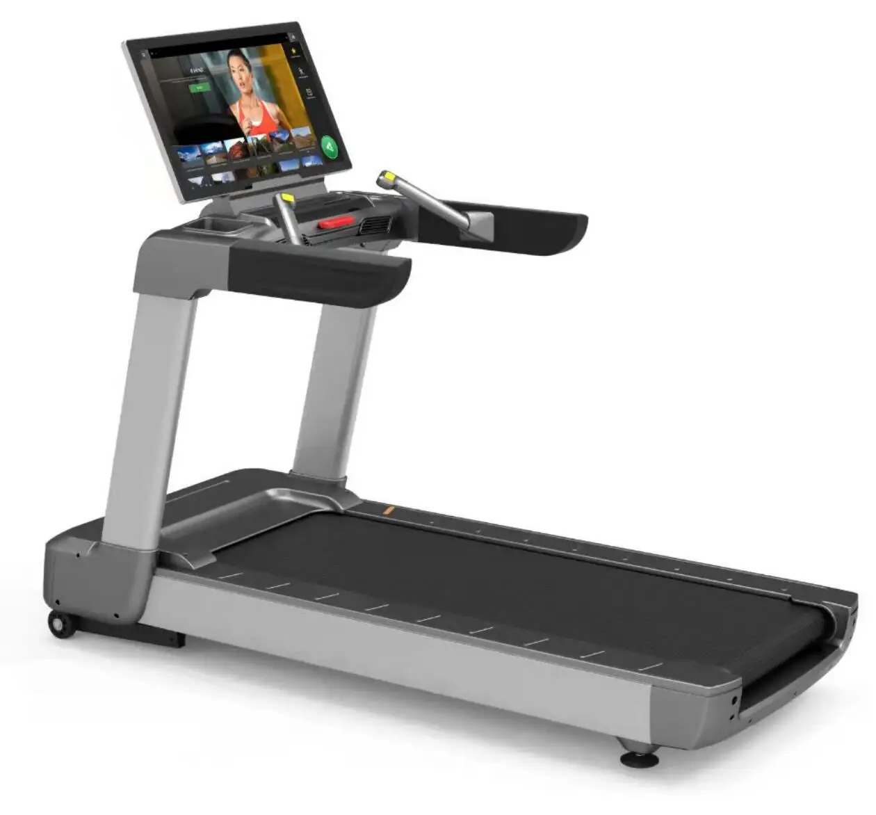 Professional motorized treadmill heavy duty running machine touch screen treadmill for gym