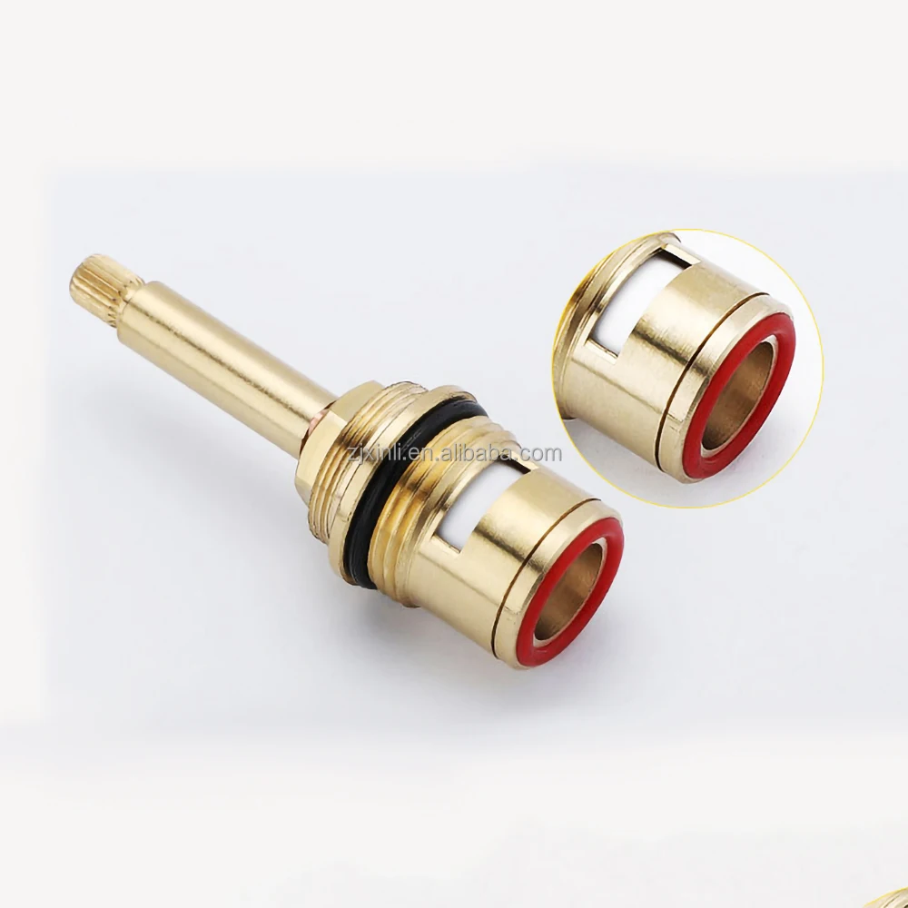 X3121 Brass Material Fast Open Double Thread Of Faucet Cartridge