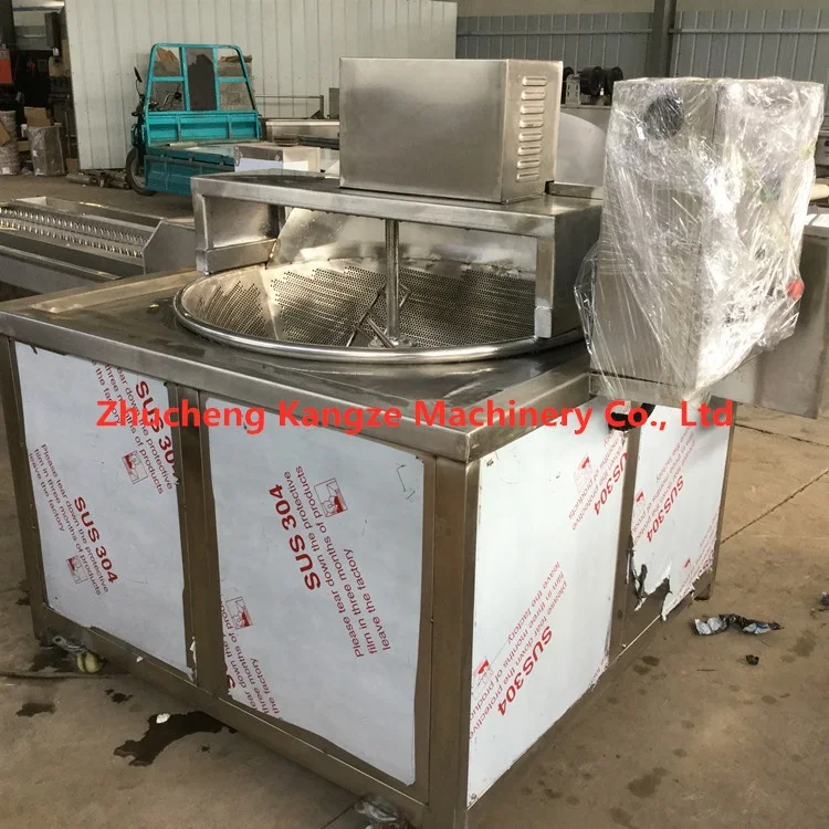 Small electric gas diesel heating fried peanut Banana slice French fries Cashew nut deep fryer fried machine for sale price