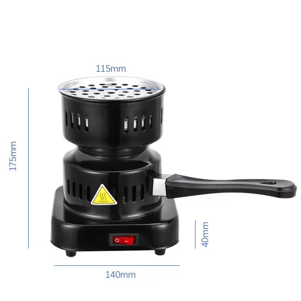 HQF-SY01 wholesale gravity russian shisha charcoal accessories egyptian glass shesha electricity hookah stove coal burner