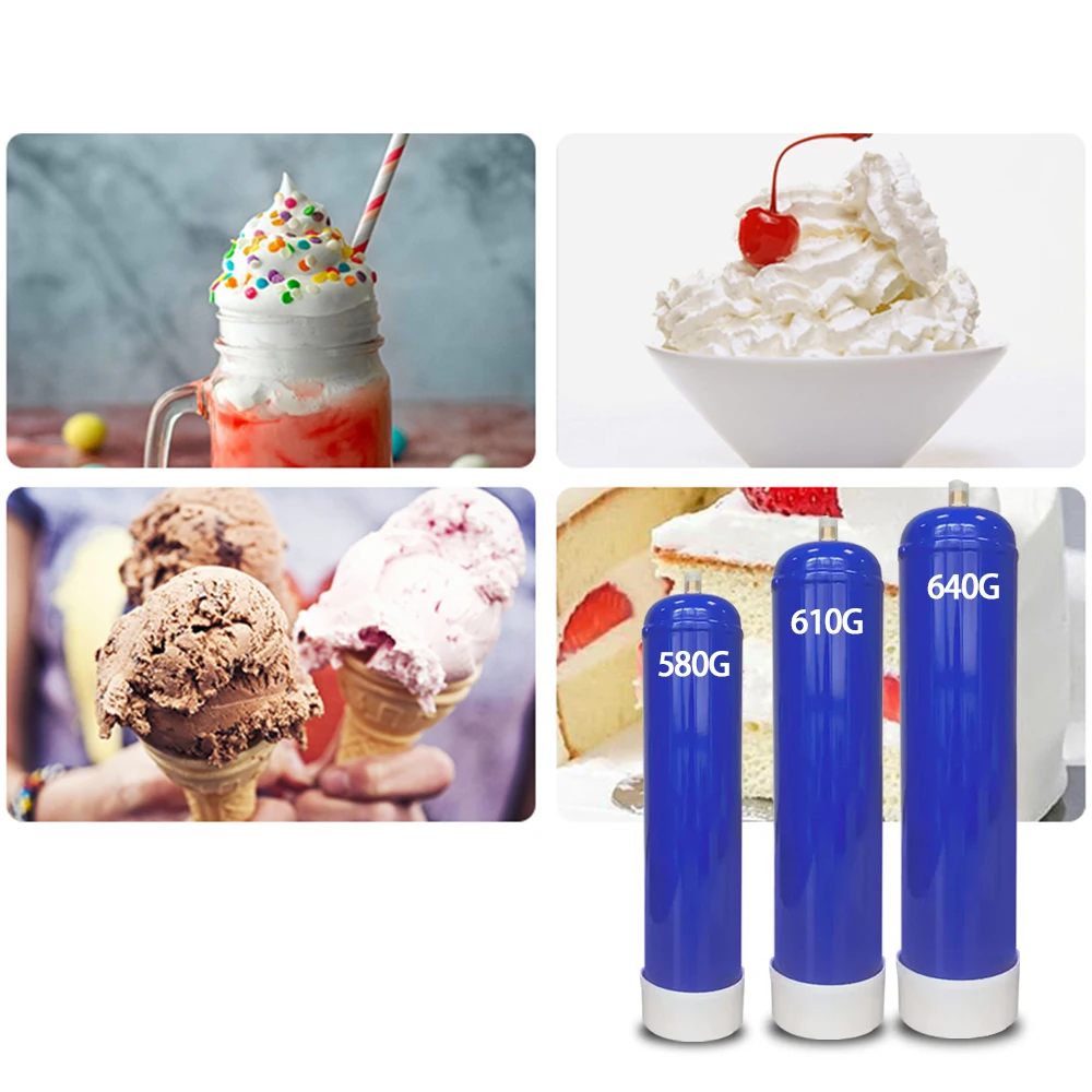 Factory Direct 580 G Cream Canister 0.95l Gas Cylinder Whip Cream Chargers