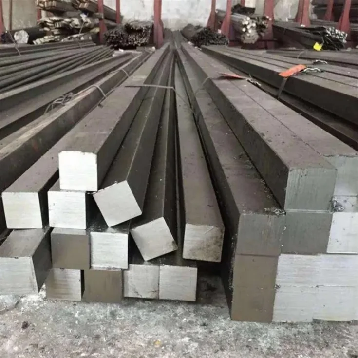 Квадратный стальной стержень из углеродистой стали Q235 Ss400 ASTM A36 S235jr Q345b S355jr SAE1020 SAE1045