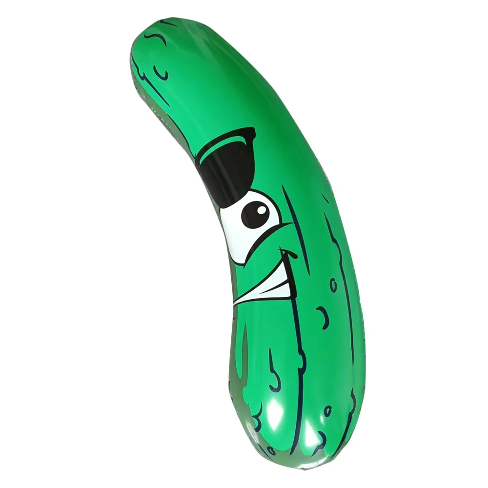Factory 36 Inch Inflatable Pickle Model Large Pool Float Cucumber Water Toy Party Favor Fun Decoration