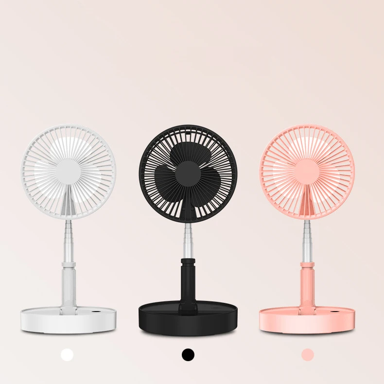 Small Portable Desk Top Electric Ac Dc Charger Fans Customize 4 6 7 9 12 16 Inch Mini Usb Rechargeable Desk Table Charging Fan