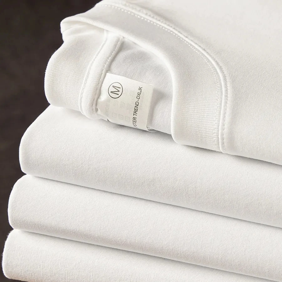 wholesale High quality custom 250 gsm 100% cotton blank T shirt heavyweight streetwear plain T shirt oversize tee shirts for Men