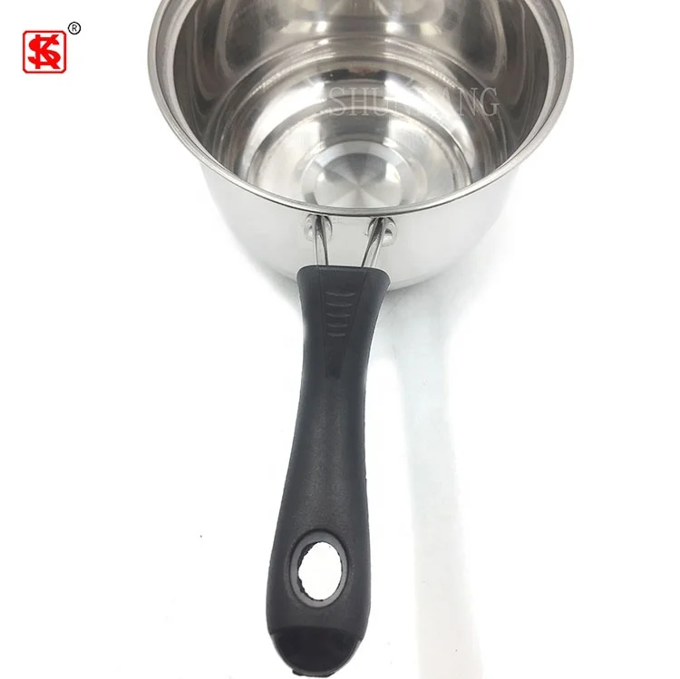 Cheap Metal Milk Pot Stainless Steel Saucepan Pot Soup Pot Set With Clear Glass Cover For Cooking