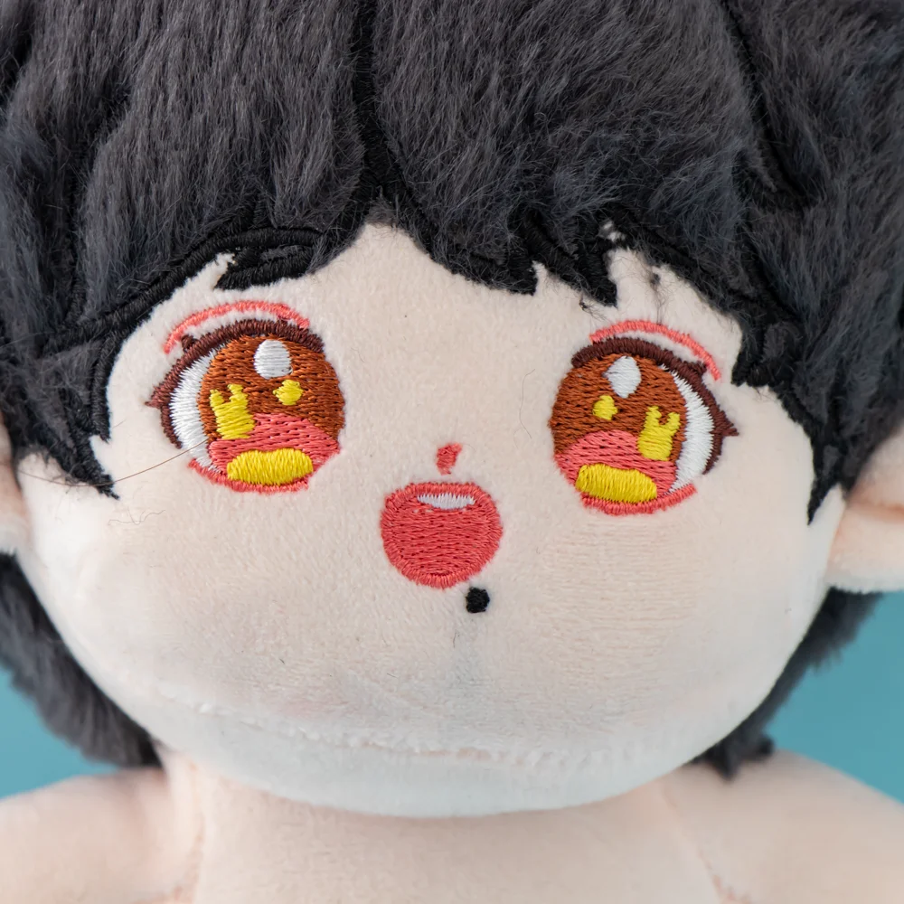 Hot selling cute anime plush doll custom doll rabbit ears naked human cotton doll