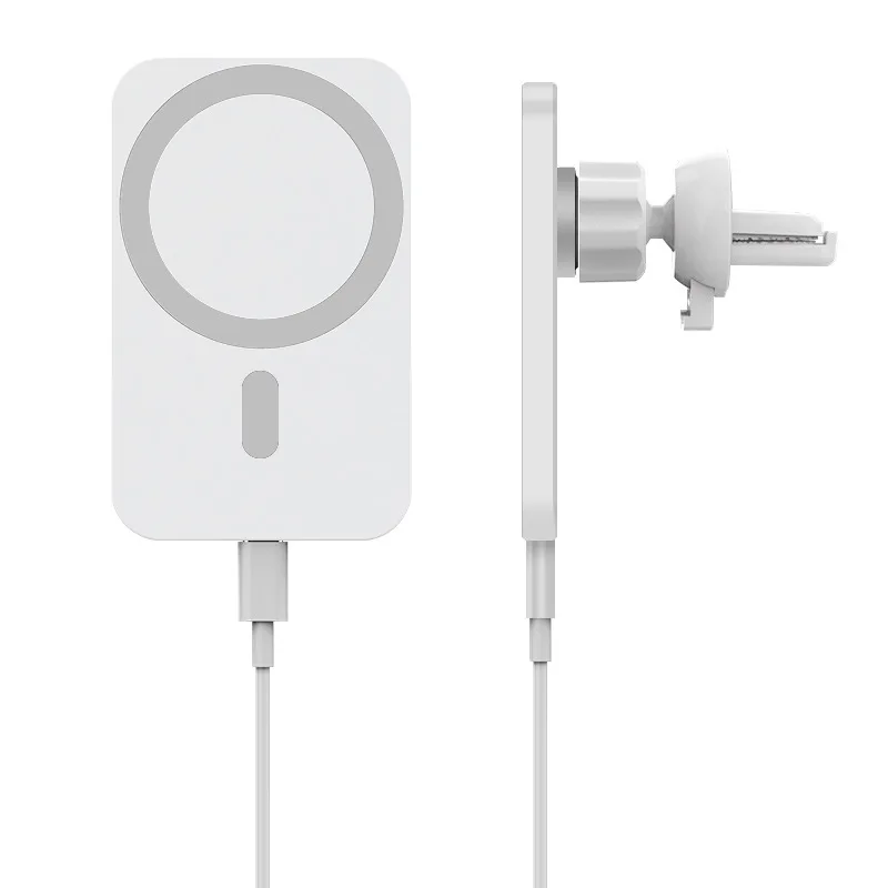 Free Sample Car Wireless Charger 15W Fast Charging Usb C Car Charger  With 360 Degree Holder